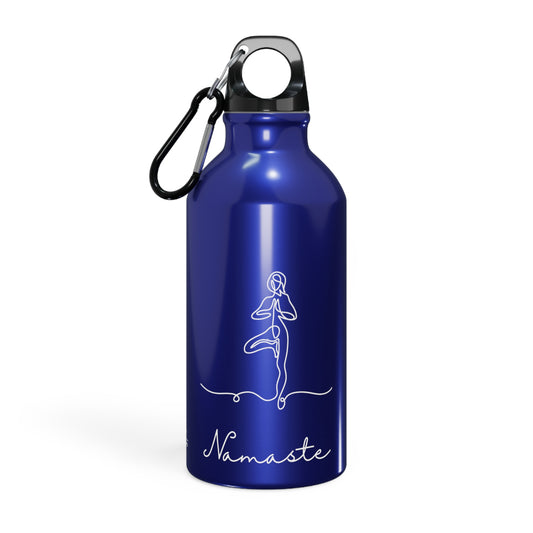 Namaste Tree Pose Yoga Water Bottle