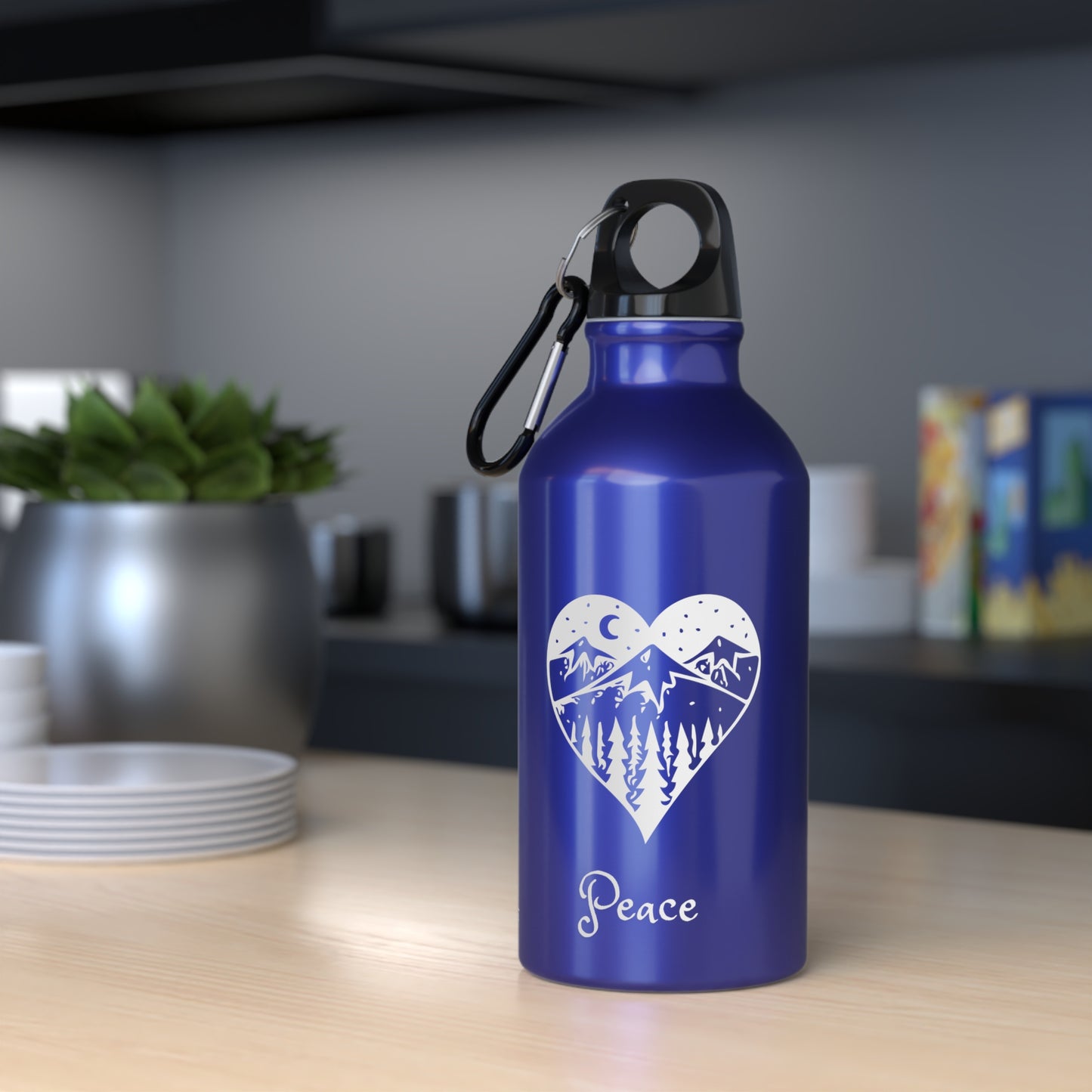 Peace in Nature Yoga Water Bottle