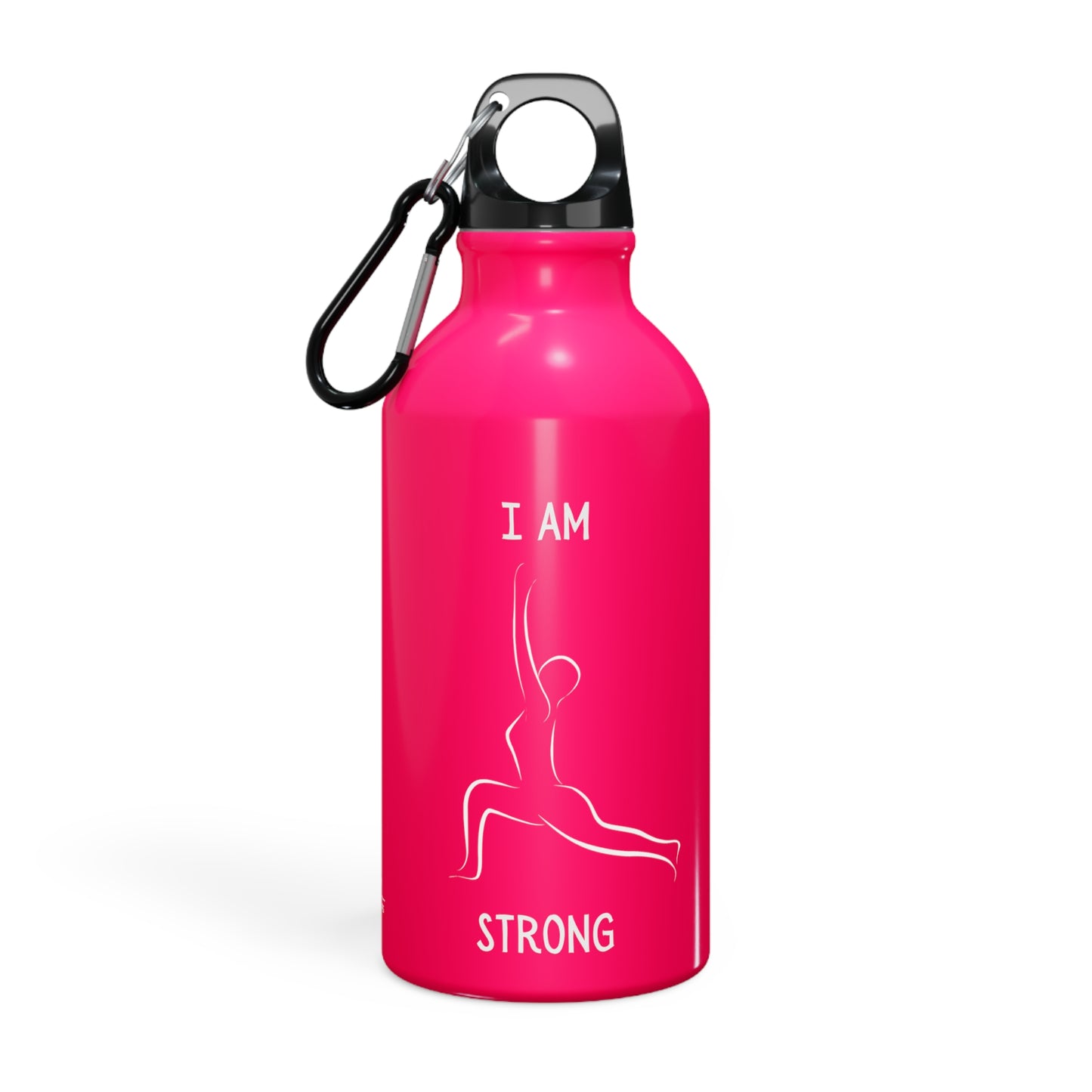 I am Strong Yoga Water Bottle