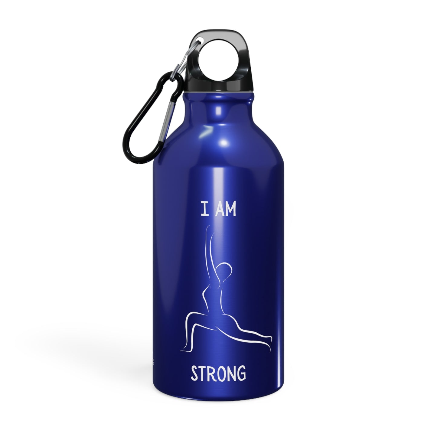 I am Strong Yoga Water Bottle