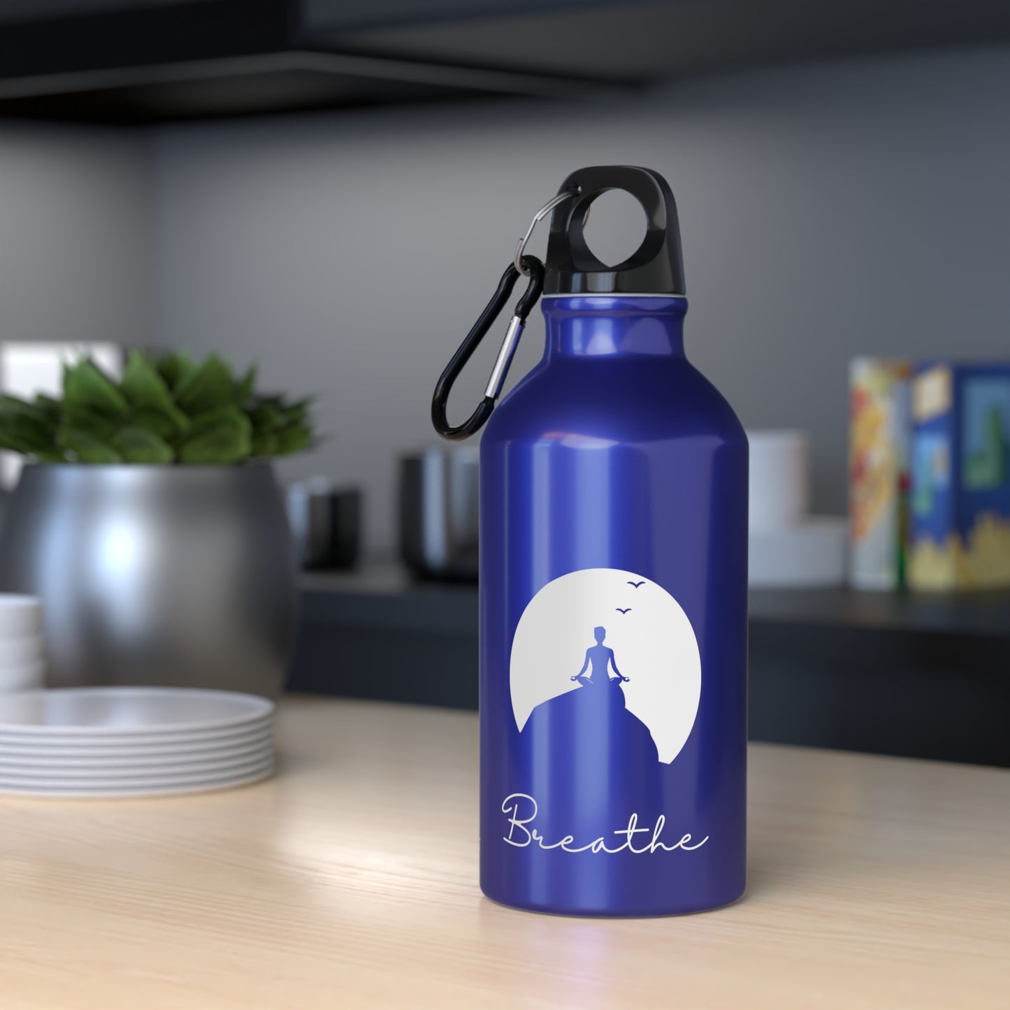 Moonlit Meditation Yoga Water Bottle