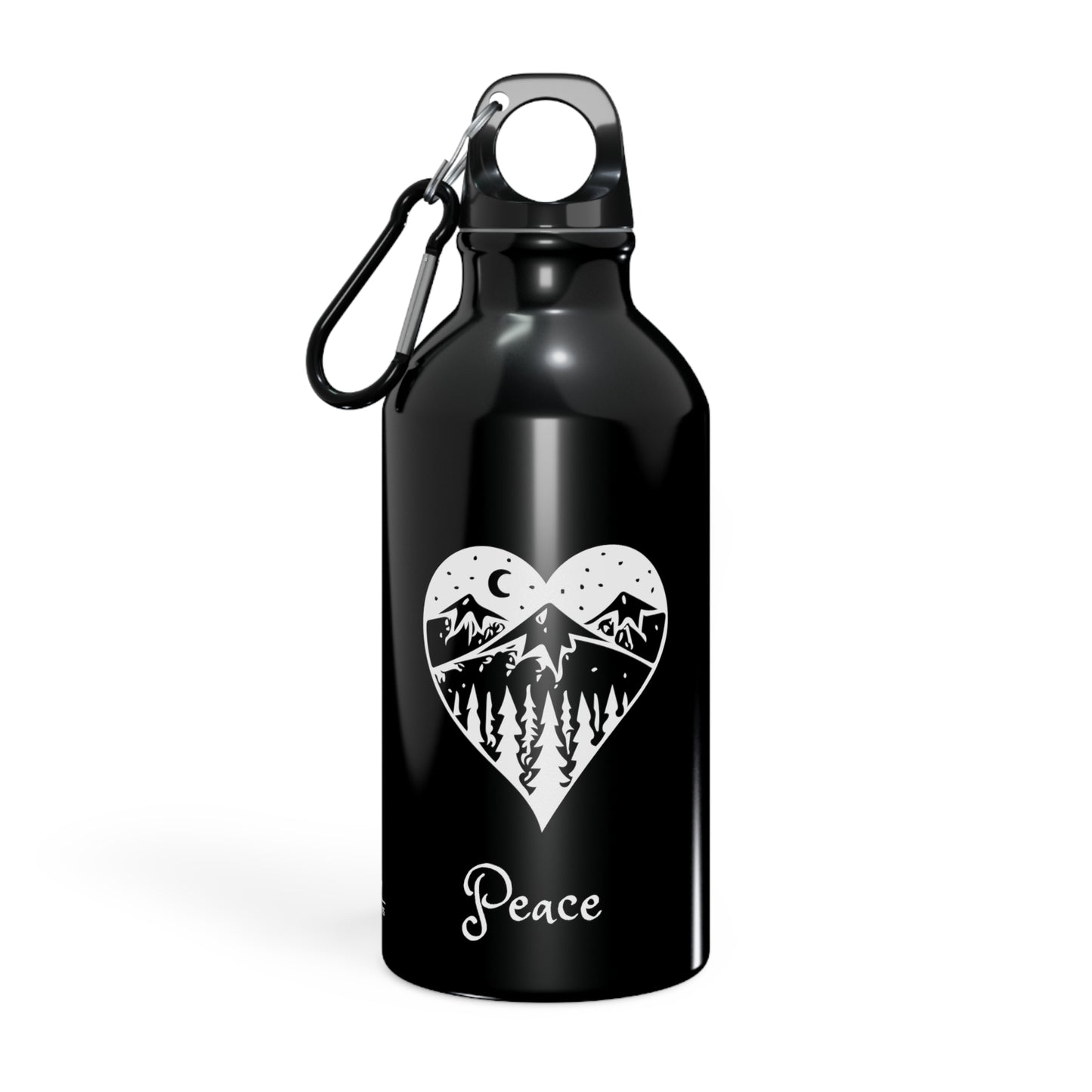 Peace in Nature Yoga Water Bottle