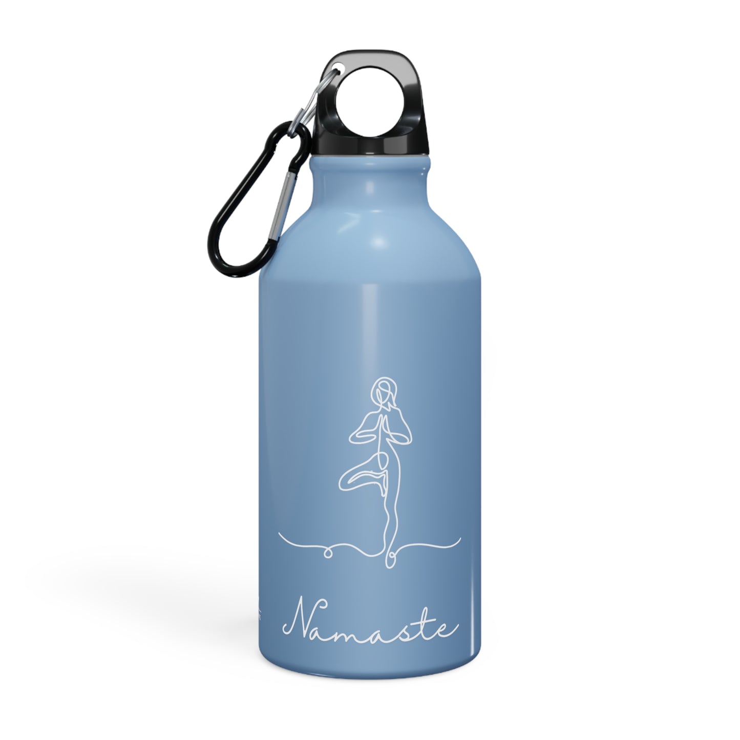 Namaste Tree Pose Yoga Water Bottle