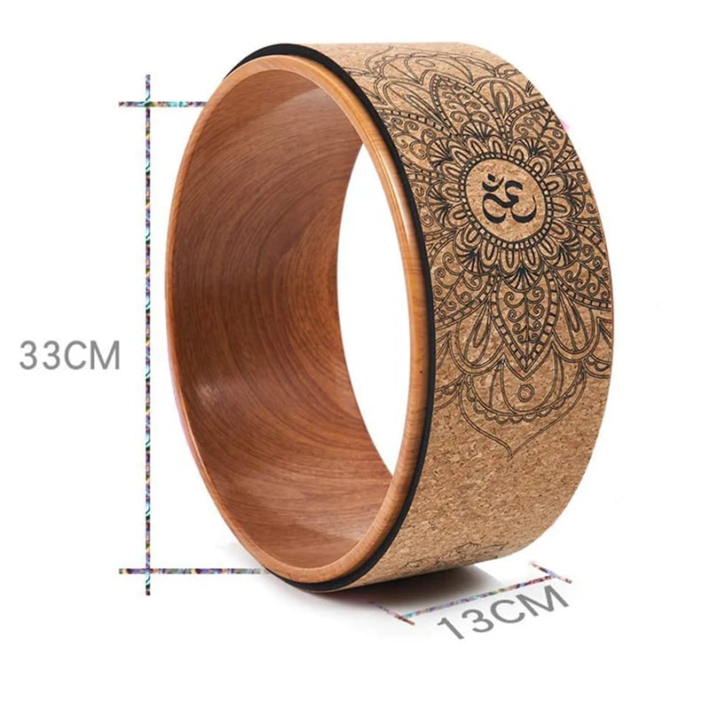 Cork Yoga Wheel