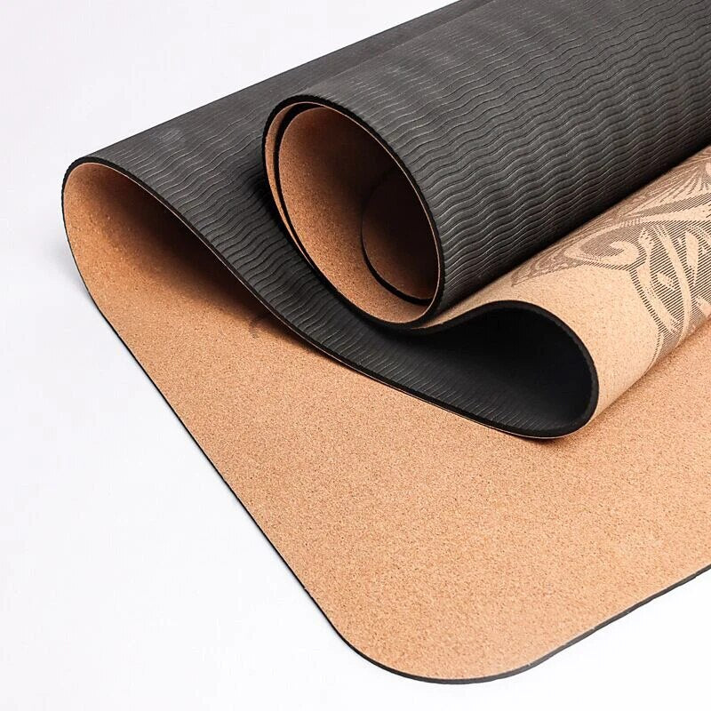 Zen Mandala Cork Yoga Mat