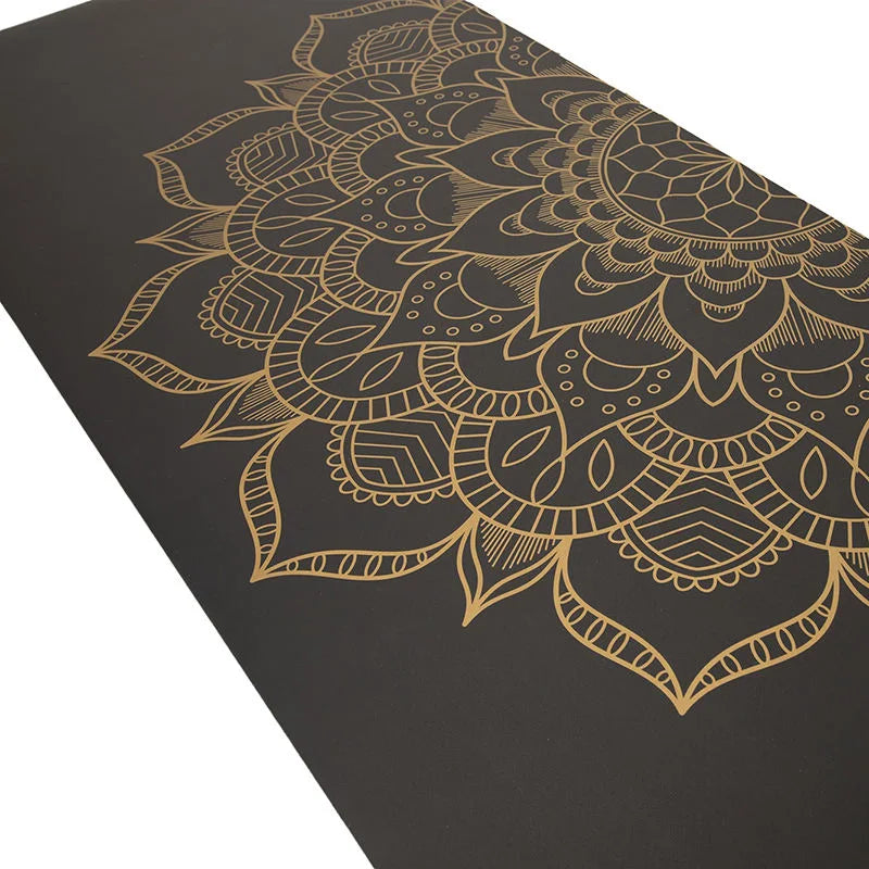 Luxury Natural Rubber Gilded Yoga Mat