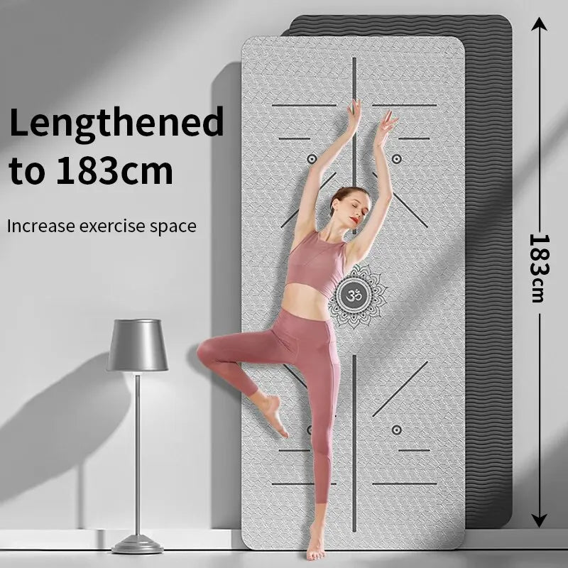 Precision Alignment TPE Yoga Mat