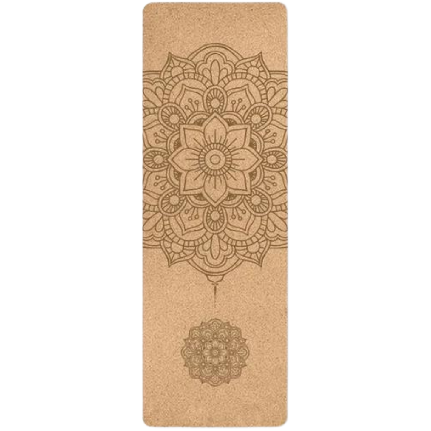 Zen Mandala Cork Yoga Mat