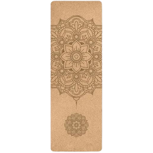 Zen Mandala Cork Yoga Mat